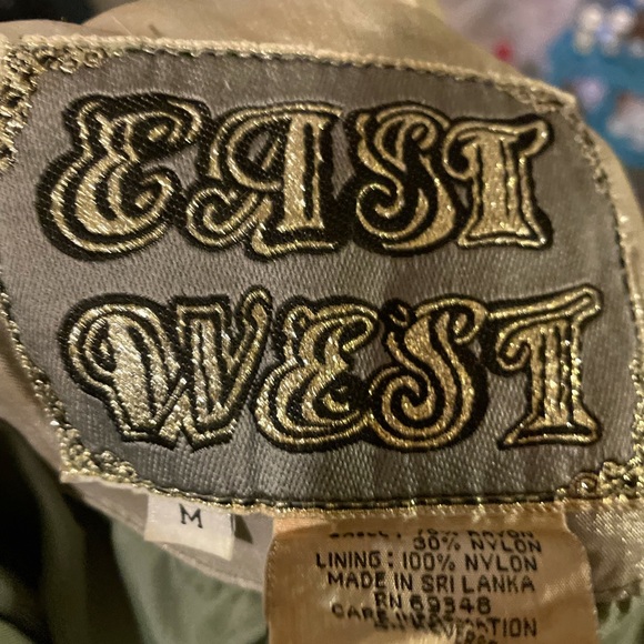 East West green-gold windbreaker jacket - Picture 3 of 4